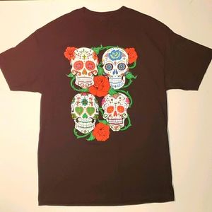 Sugar skull Day of the dead  tee